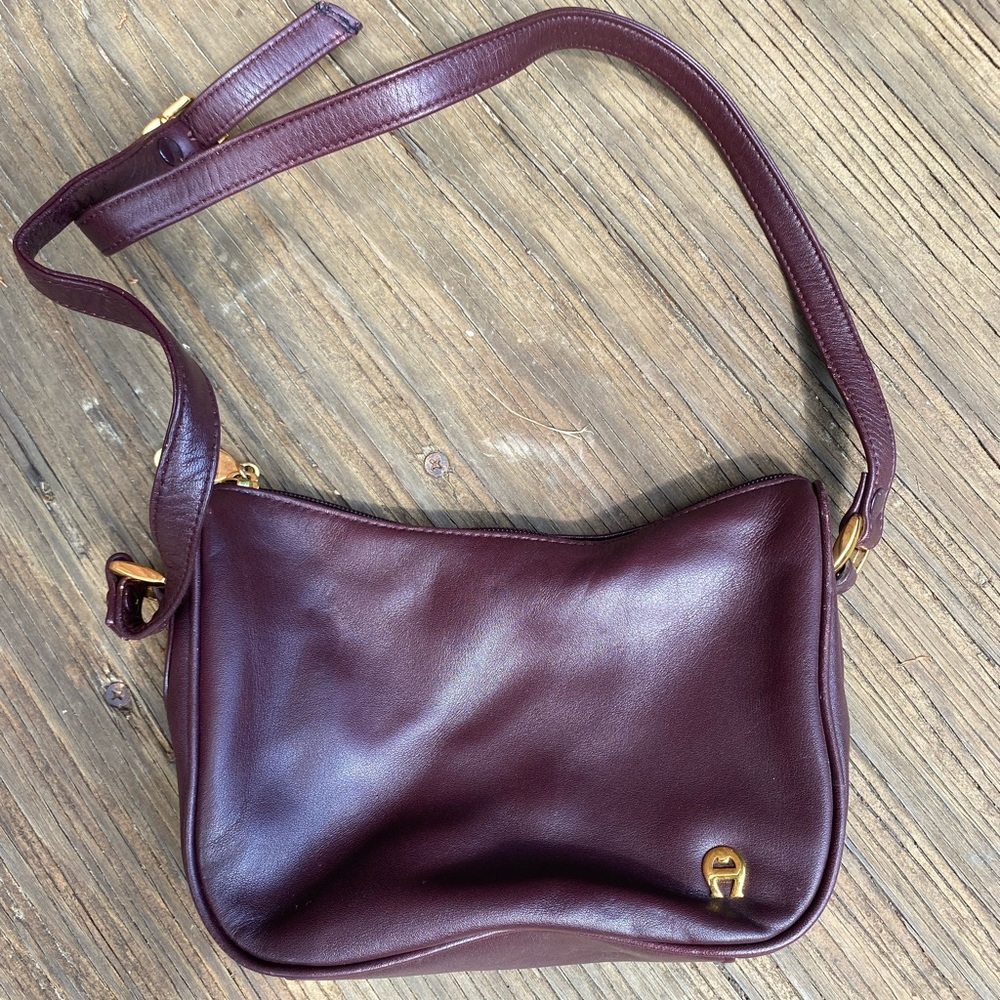 Etienne Aigner bag in deep wine color
